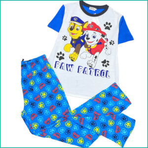Paw Petrol Men's Pajama Set - White Blue