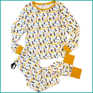 Cool Dude Mickey Ladies Pajama Set - White