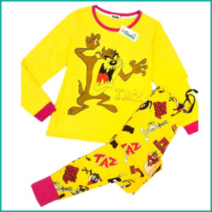 Taz Speedy Women's Pajama Set - Yellow