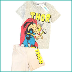 Thor Boys Shorts Set - Grey
