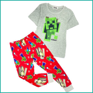 Minecraft Boys Pajama Set - Grey Red1.85