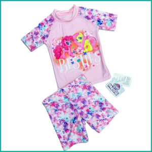 Besites Girls Swimming Suit Set - Pink