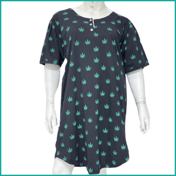 Star Leaf pattern Ladies Nafnuf midi - Dark Blue