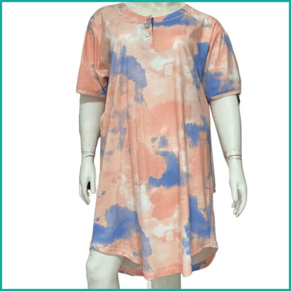 splash pattern Ladies Nafnuf midi - Multicolor