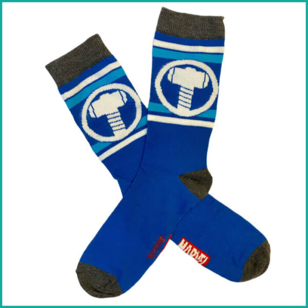 Hammer Thor Free Size Socks - Blue