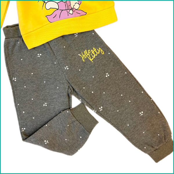Hello Kitty Girls Training Suit - Yellow - Image 3