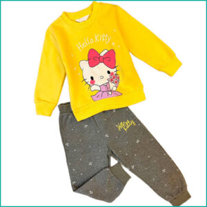 Hello Kitty Girls Training Suit - Yellow