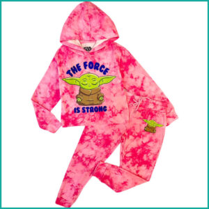 Winter Force is Strong Girls Training Suit - Pink
