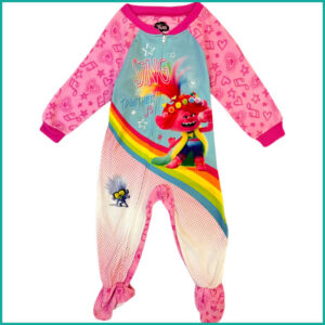 Winter Sing Rainbow Girls Overall - Pink