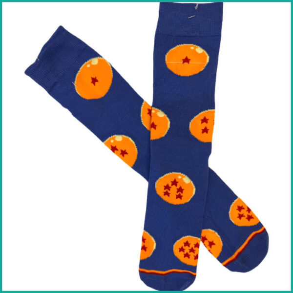 Oranges Free Size Adult Socks - Dark Blue