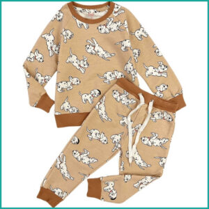 Winter Pet Puppy Boys pajama set - Brown
