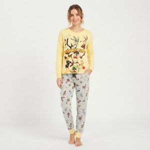 Looney Tune Character Ladies pajama set - Yellow