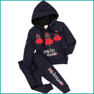 Winter Squid Games Boys Training Suit - Black