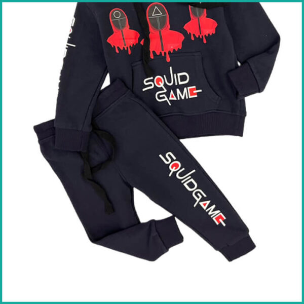 Winter Squid Games Boys Training Suit - Black - Image 3