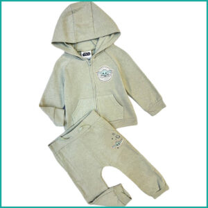 Winter Stitch Infant Boys Training Suit - Grey
