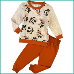 Winter Mickey Hello Boys Training Suit - Red