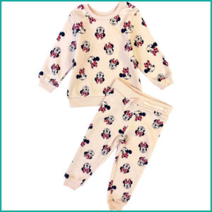 Winter Smile Minnie Infant Girls Training Suit - Pink