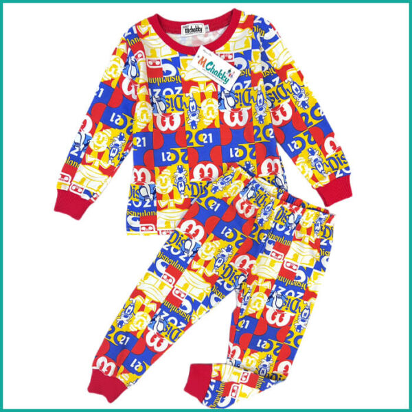 Winter Mickey Comics Boys Pajama Set - Multicolor