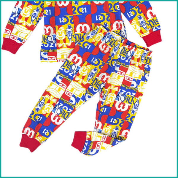 Winter Mickey Comics Boys Pajama Set - Multicolor - Image 3
