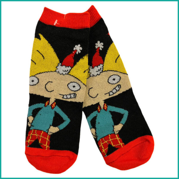 Hey Arnold Free Size Adult Socks - Black