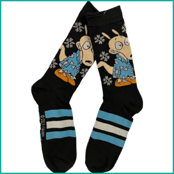 Rugrats Free Size Adult Socks - Black