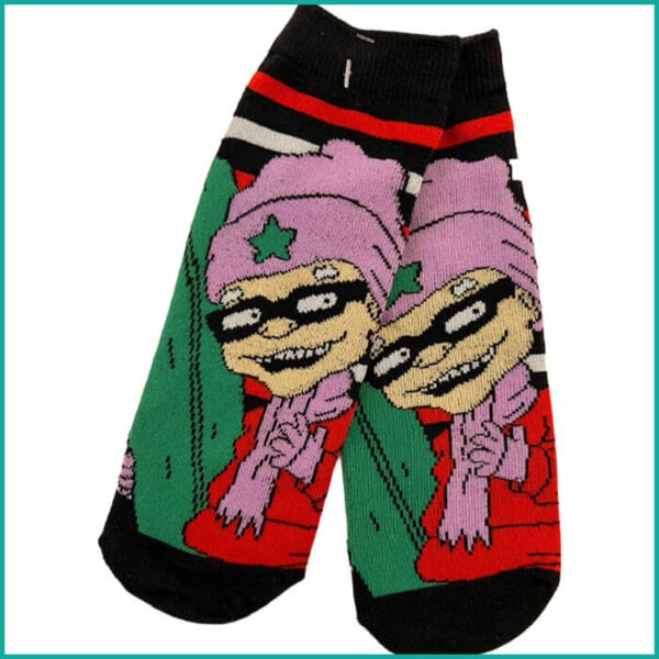 Chucky Free Size Adult Socks - Black.