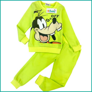 Winter Goofy Boys Training Suit - Neon