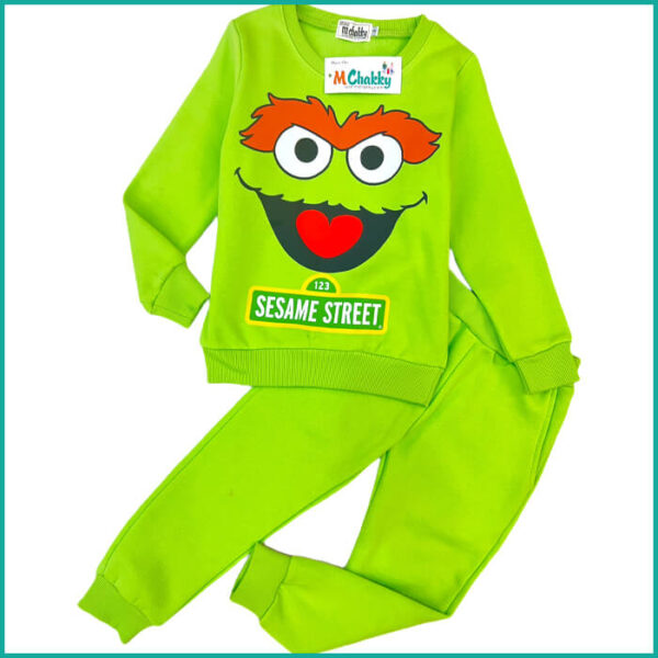 Winter Sesame Street Boys Training Suit - Green