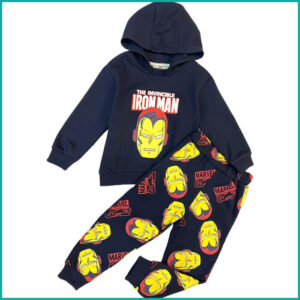 Winter Ironman Boys Training Suit  - Black