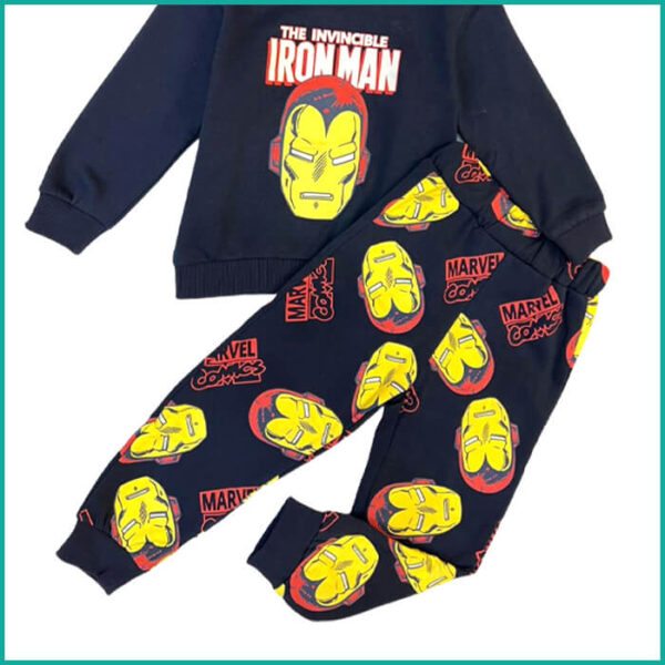 Winter Ironman Boys Training Suit  - Black - Image 3