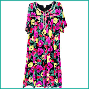 Colorful Flowers Ladies Nafnuf - Multicolor