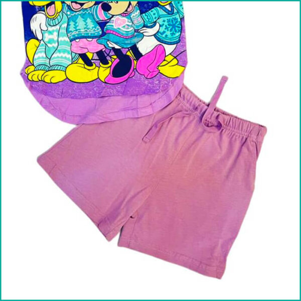 Mickey Family Winter House Kids Short set - Multicolor - Image 3
