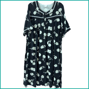 Cute Flowers Ladies Nafnuf - Black