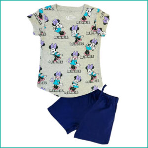 Minnie The Mouse Kids short set - Gray