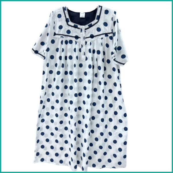 Dots Ladies Nafnuf - White