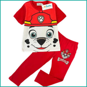 Marshall Boys Pajama Set - Red