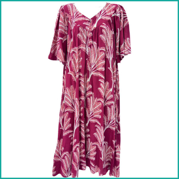 Leaves Ladies Nafnuf - Dark Pink
