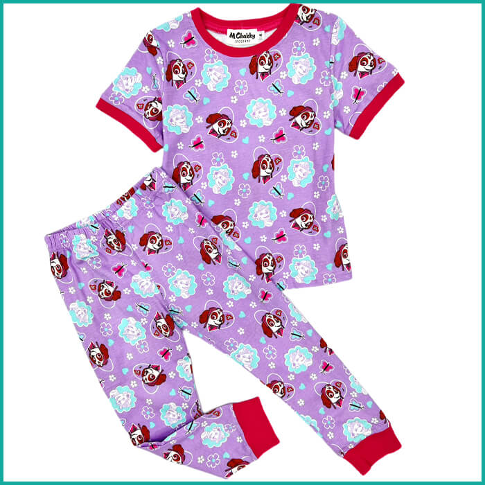 Pawty Pups Girls Shorts PJ Set main image 0