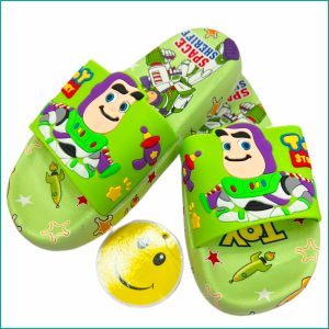 Space Sheriff Comfort Boys slippers - Green