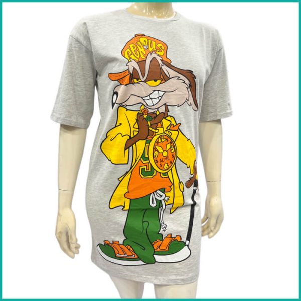 Looney Tunes Ladies Dress - Grey
