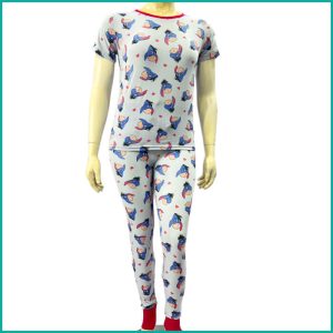 Eyeore Ladies Pajama Set - Grey