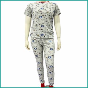 Z Sleepy Ladies Pajama Set - Grey