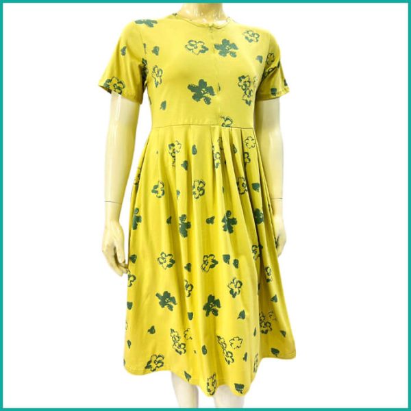 Flowers Ladies Nafnuf - Yellow