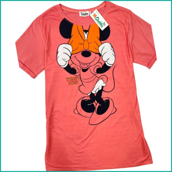 Minnie Today Mood Ladies Dress - Red