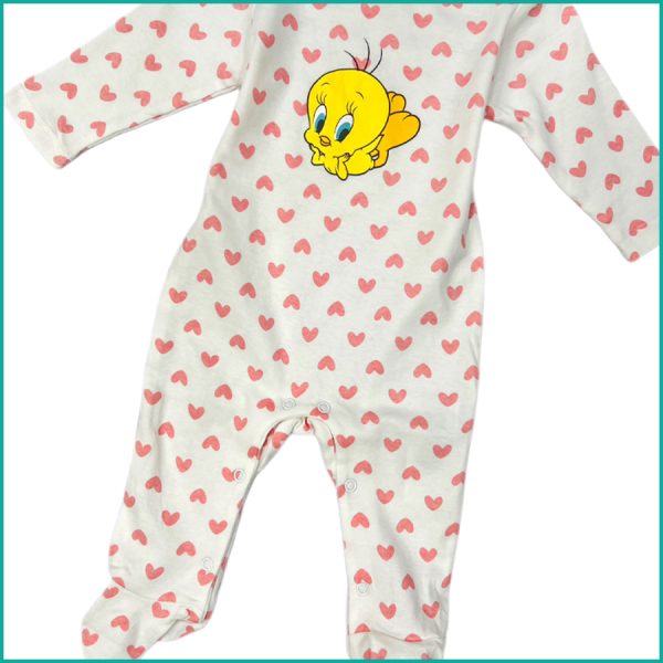 Tweetie Infant Boys Overall - White - Image 2