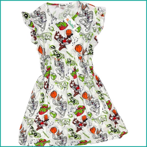 Space Ladies Dress - White