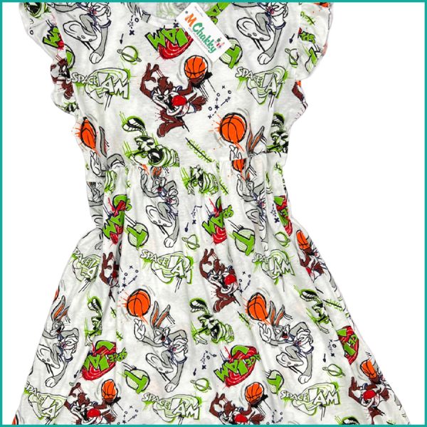 Space Ladies Dress - White - Image 2