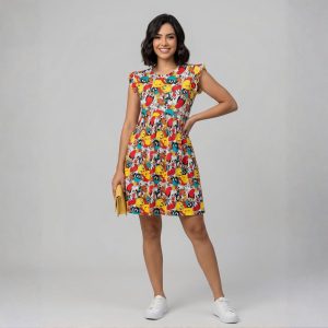 Looney Tunes Ladies Dress - Multicolor