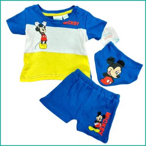 Mickey Infant Boys Shorts Set - Blue