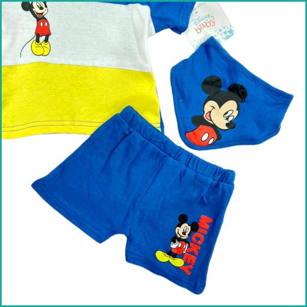Mickey Infant Boys Shorts Set - Blue - Image 3